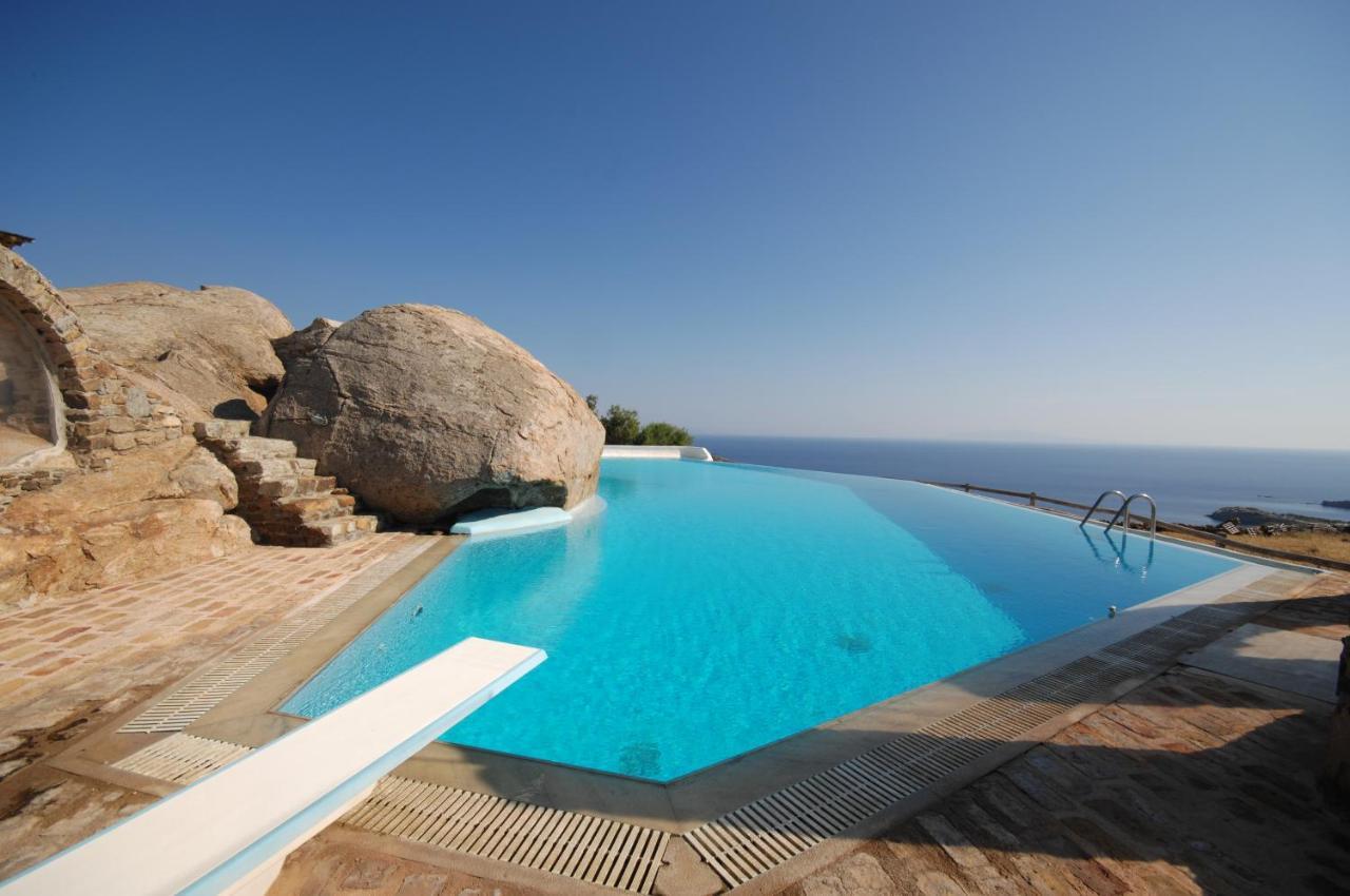 Nafsika 4Bedroom Sea View House Mykonos Town Exteriör bild